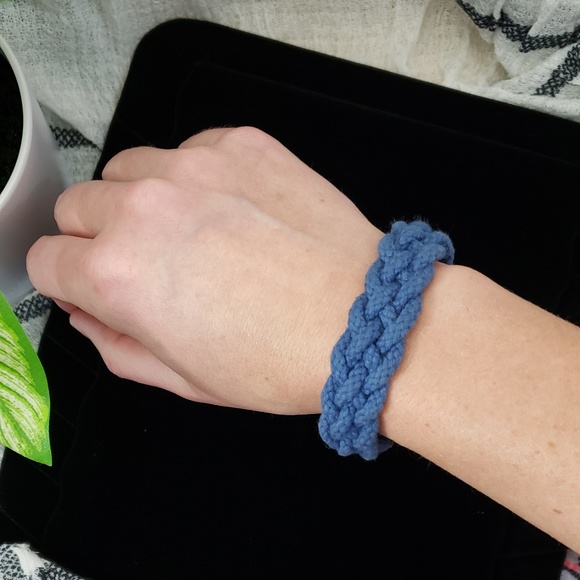 Fossil Braided Rope & Leather Bracelet - Picture 6 of 9